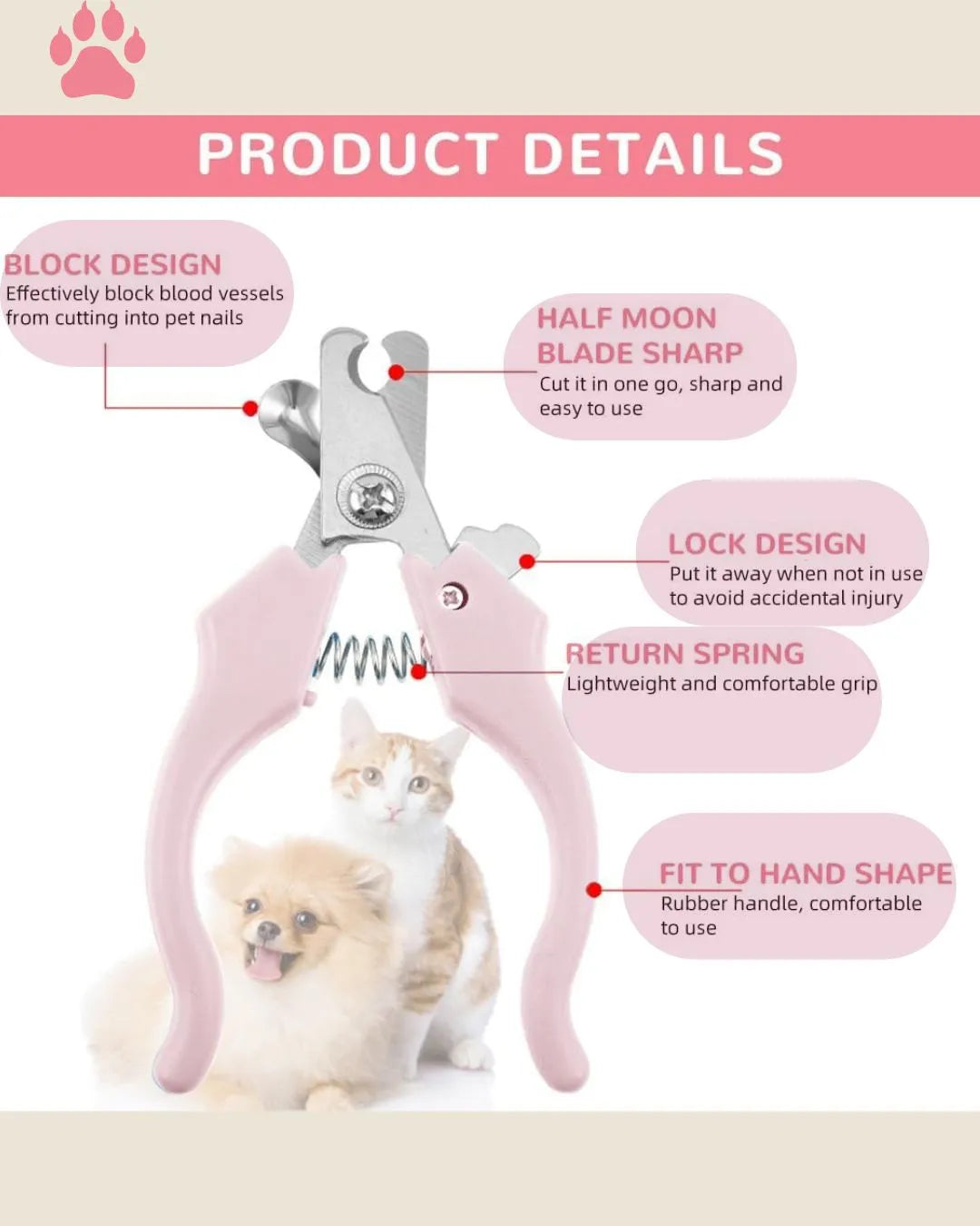 Pets Grooming Kit | Dog and Cat Hair Trimming Kit | Pet Care Solution