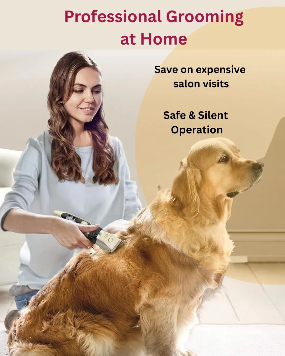 Pets Grooming Kit | Dog and Cat Hair Trimming Kit | Pet Care Solution