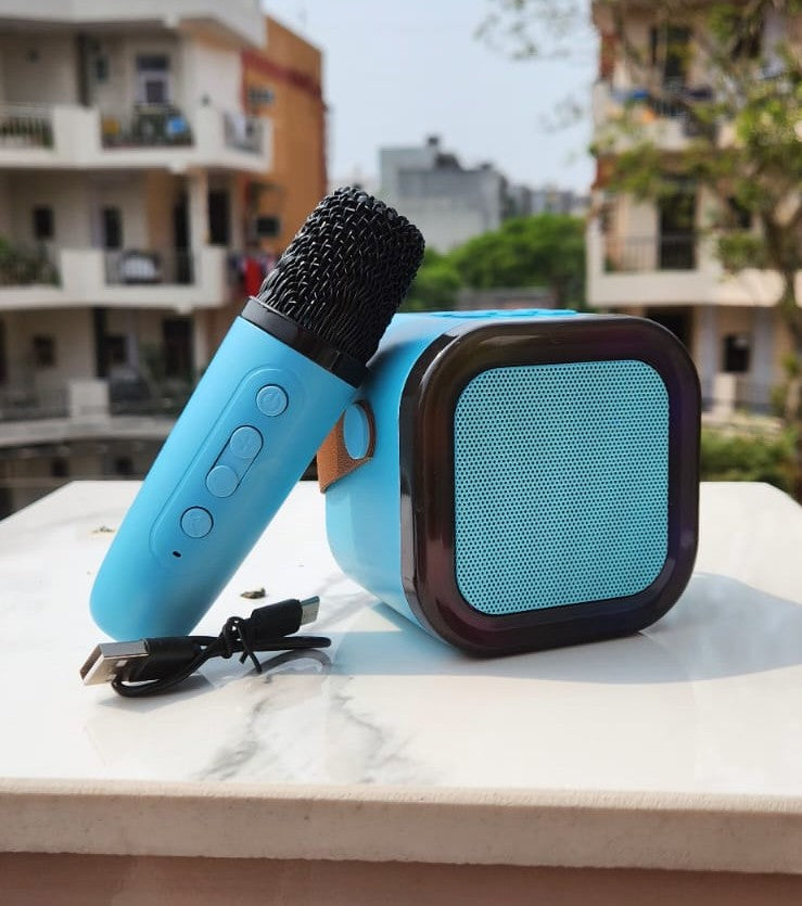 Wireless Bluetooth Karoke speaker with  microphone | Bluetooth Speaker| Kids fun speaker set